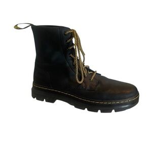 Dr.‎ Martins Black Combs Leather Casual Lace-Up Boots, Mens Size 11